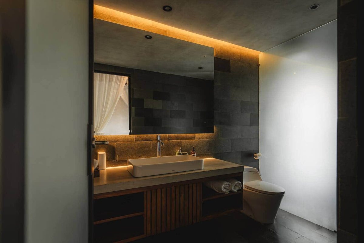Baño de la villa